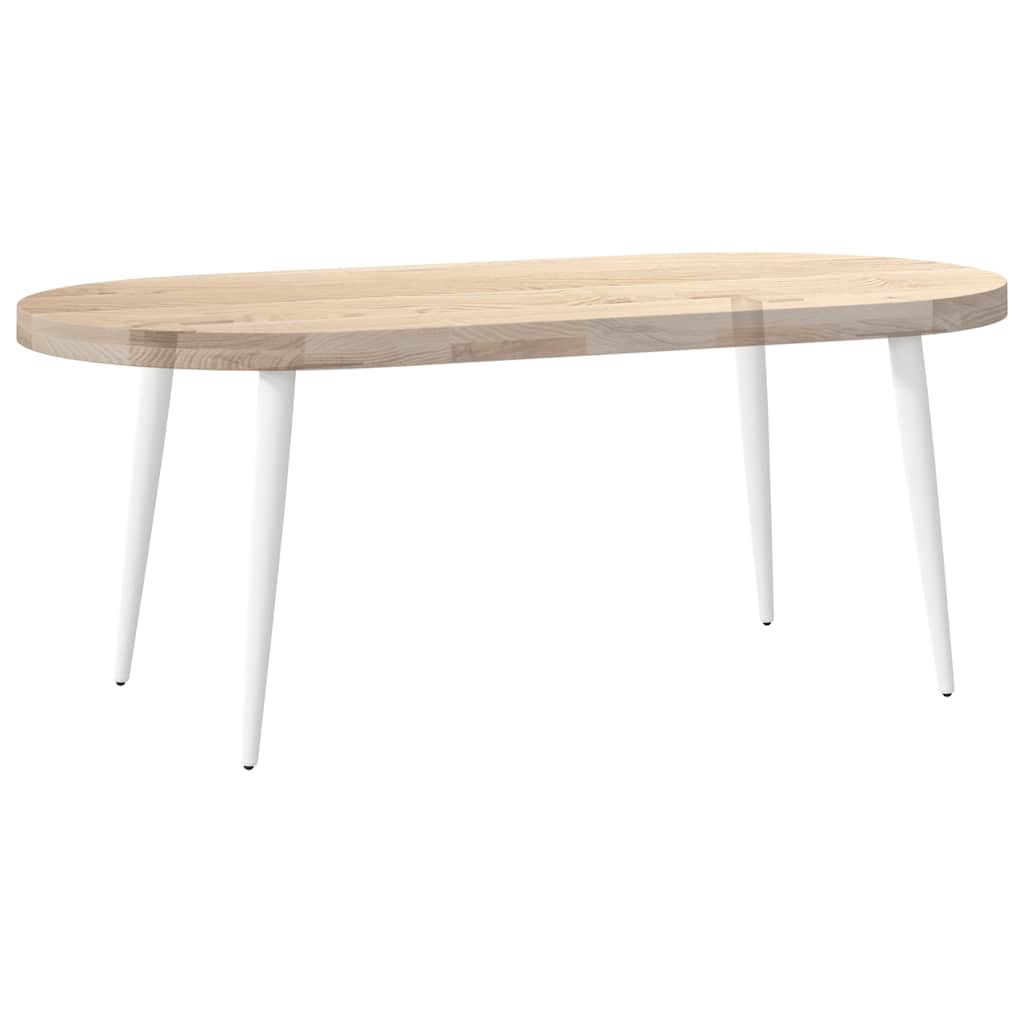 Gambe per Tavolino da Caffè Forma Conica 4 pz Bianche 42-43 cm