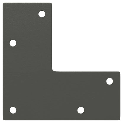 Gambe per Tavolino da Caffè Forma Conica 4 pz Antracite 42-43 cm Acciaio - homemem39