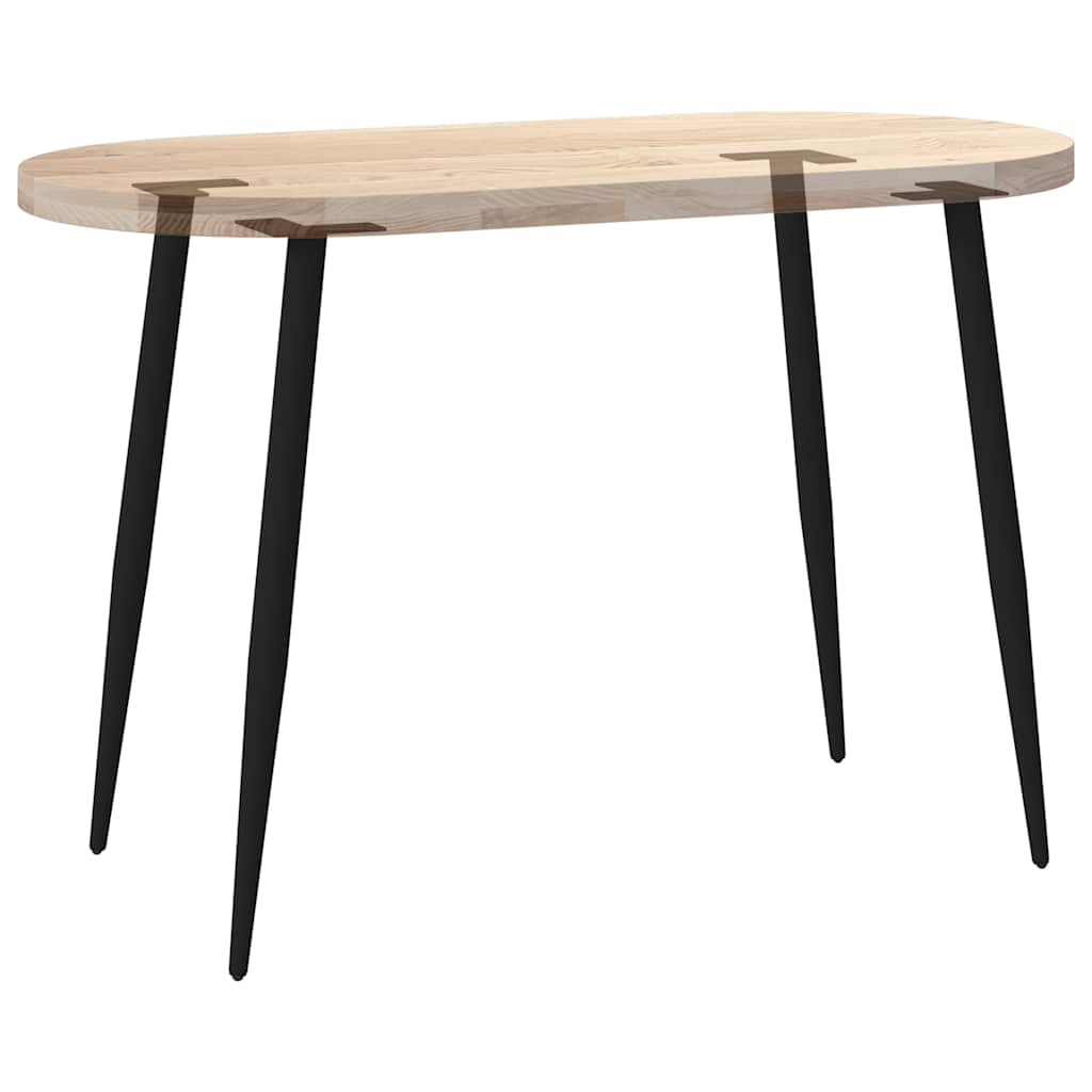 Gambe per Tavolo Consolle Forma Conica 4 pz Nere 72-73 cm