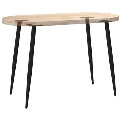 Gambe per Tavolo Consolle Forma Conica 4 pz Nere 72-73 cm
