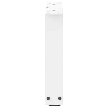 Gambe per Tavolo Pranzo a V 2 pz Bianco 40x(30-31,3)cm Acciaio - homemem39