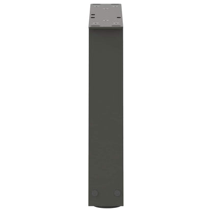 Gambe Tavolino da Caffè forma V 2 pz Antracite 40x(30-31,3) cm