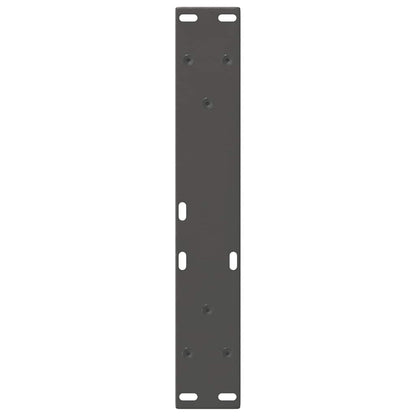 Gambe Tavolo Pranzo a V 2 pz Antracite 40x(30-31,3)cm Acciaio - homemem39