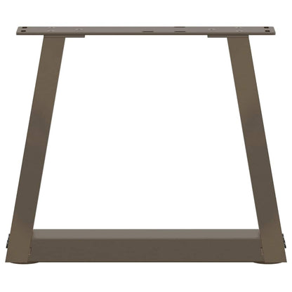 Gambe Tavolino da Caffè forma V 2 pz Naturale 40x(30-31,3) cm