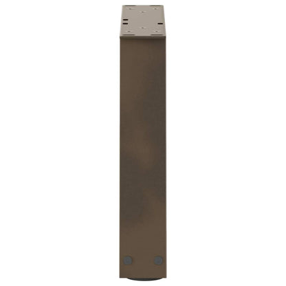 Gambe Tavolino da Caffè forma V 2 pz Naturale 40x(30-31,3) cm
