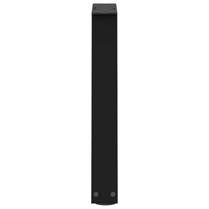 Gambe per Tavolo da Pranzo a V 2 pz Nero 28x(42-43,3)cm Acciaio - homemem39