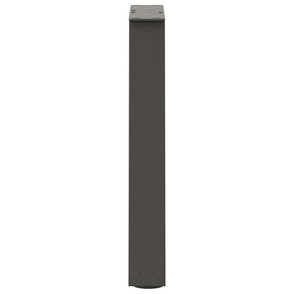 Gambe Tavolo Pranzo a V 2 pz Antracite 28x(42-43,3)cm Acciaio - homemem39