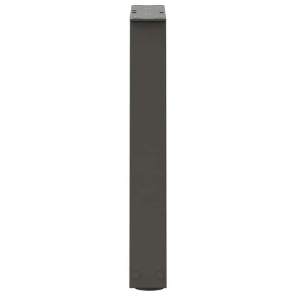 Gambe Tavolo Pranzo a V 2 pz Antracite 38x(42-43,3)cm Acciaio - homemem39