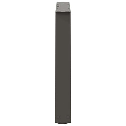 Gambe Tavolo Pranzo a V 2 pz Antracite 50x(42-43,3)cm Acciaio - homemem39