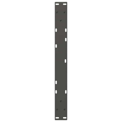 Gambe Tavolo Pranzo a V 2 pz Antracite 60x(42-43,3)cm Acciaio - homemem39