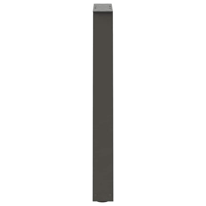 Gambe tavolo da pranzo forma V 2 pz Antracite 50x(72-73,3) cm