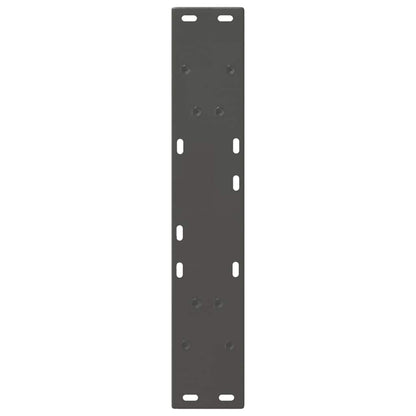 Gambe tavolo da pranzo forma V 2 pz Antracite 50x(72-73,3) cm