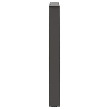 Gambe tavolo da pranzo forma V 2 pz Antracite 60x(72-73,3) cm