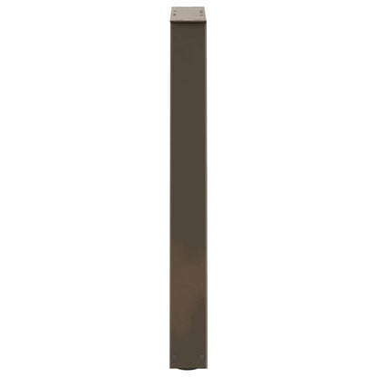 Gambe per Tavolo Pranzo a V 2pz Naturale 60x(72-73,3)cm Acciaio - homemem39