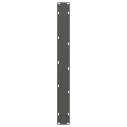 Gambe Tavolo Pranzo a V 2 pz Antracite 70x(72-73,3)cm Acciaio - homemem39