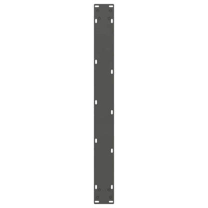 Gambe Tavolo Pranzo a V 2 pz Antracite 90x(72-73,3)cm Acciaio - homemem39