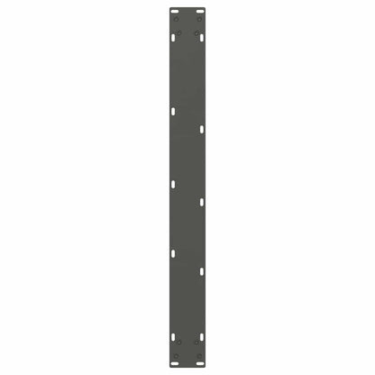 Gambe Tavolo Pranzo a V 3 pz Antracite 90x(72-73,3)cm Acciaio - homemem39