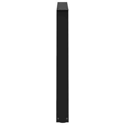 Gambe per Tavolo da Pranzo a V 3pz Nero 100x(72-73,3)cm Acciaio - homemem39