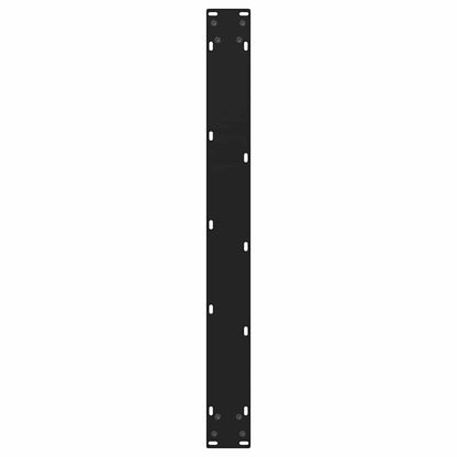 Gambe per Tavolo da Pranzo a V 3pz Nero 100x(72-73,3)cm Acciaio - homemem39