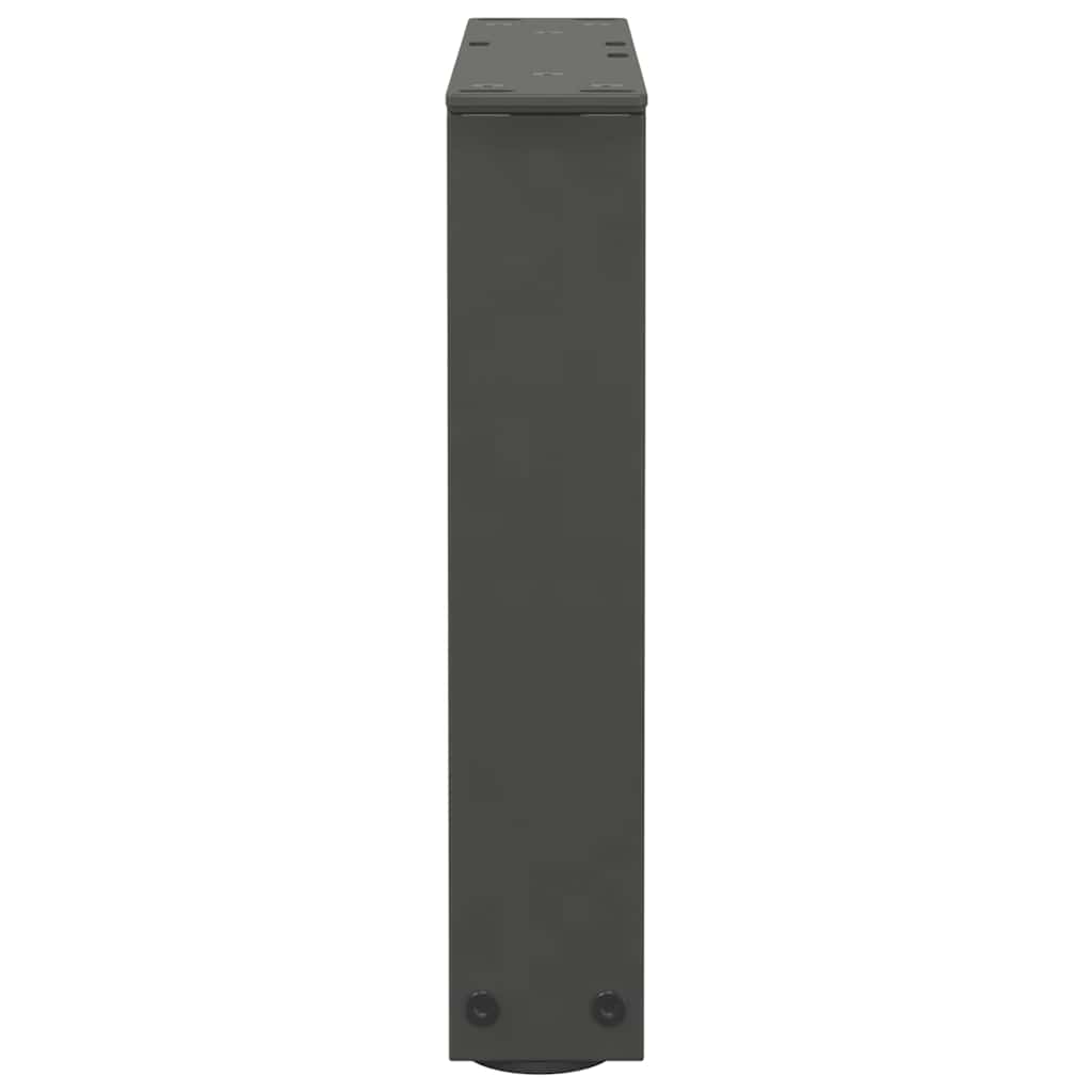 Gambe Tavolino da Caffè forma V 2 pz Antracite 30x(30-31,3) cm