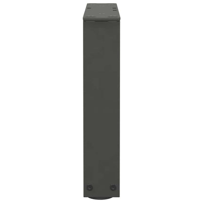 Gambe Tavolino da Caffè forma V 2 pz Antracite 30x(30-31,3) cm