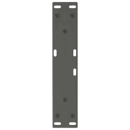 Gambe Tavolo Pranzo a V 2 pz Antracite 30x(30-31,3)cm Acciaio - homemem39