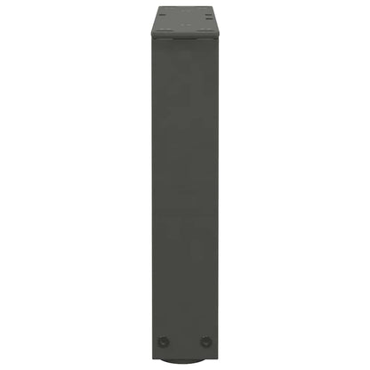 Gambe Tavolo Pranzo a V 2 pz Antracite 40x(30-31,3)cm Acciaio - homemem39
