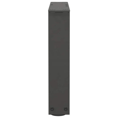 Gambe Tavolino da Caffè forma V 2 pz Antracite 40x(30-31,3) cm