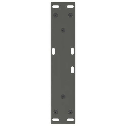 Gambe Tavolo Pranzo a V 2 pz Antracite 40x(30-31,3)cm Acciaio - homemem39