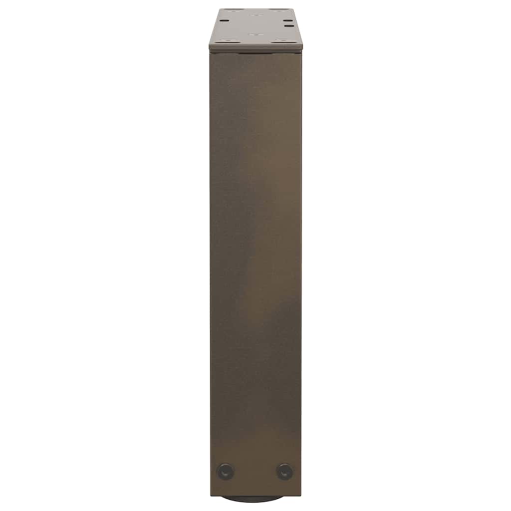 Gambe Tavolino da Caffè forma V 2 pz Naturale 40x(30-31,3) cm