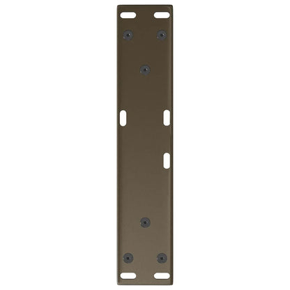 Gambe per Tavolo Pranzo a V 2pz Naturale 40x(30-31,3)cm Acciaio - homemem39
