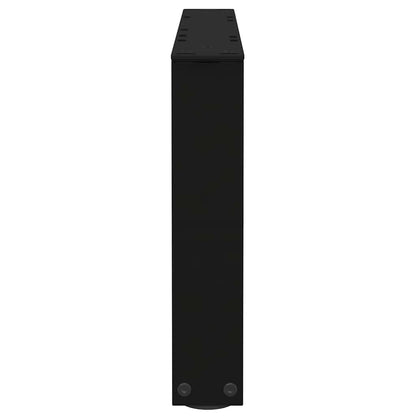 Gambe per Tavolino da Caffè forma V 2 pz Nere 50x(30-31,3) cm