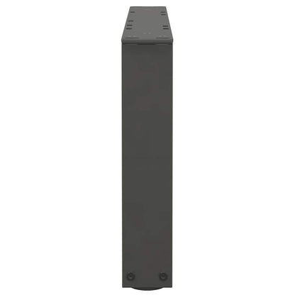 Gambe Tavolino da Caffè forma V 2 pz Antracite 60x(30-31,3) cm