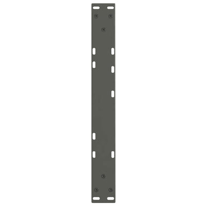 Gambe Tavolino da Caffè forma V 2 pz Antracite 60x(30-31,3) cm