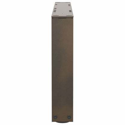 Gambe Tavolino da Caffè forma V 2 pz Naturale 60x(30-31,3) cm
