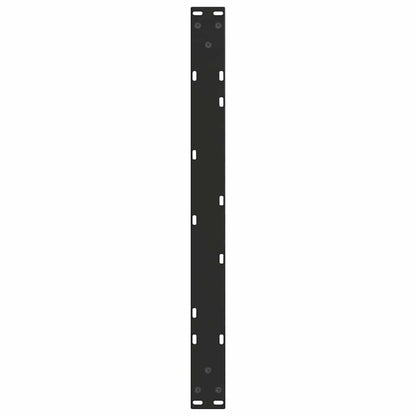 Gambe per Tavolino da Caffè forma V 2 pz Nere 70x(30-31,3) cm