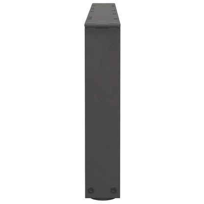 Gambe Tavolino da Caffè forma V 2 pz Antracite 70x(30-31,3) cm