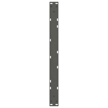 Gambe Tavolo Pranzo a V 2 pz Antracite 70x(30-31,3)cm Acciaio - homemem39