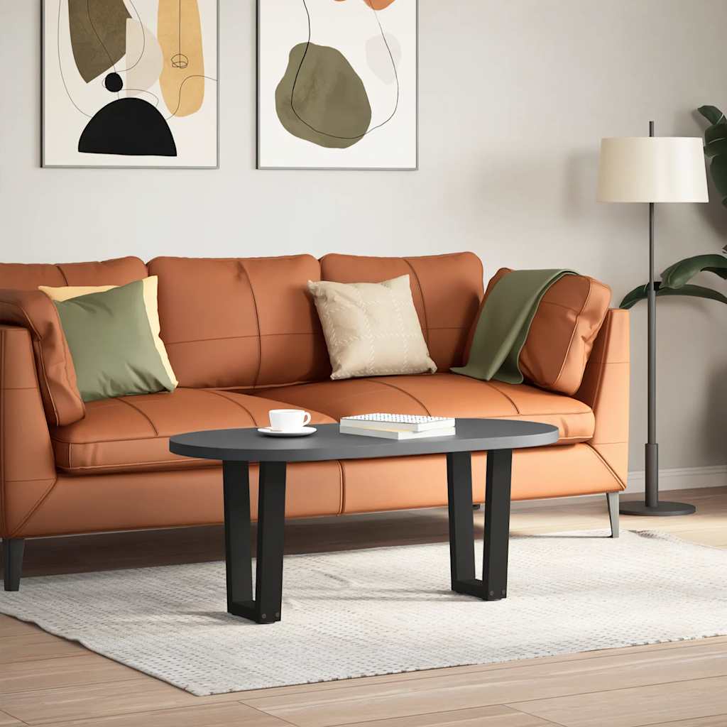 Gambe per Tavolo da Pranzo a V 2 pz Nero 28x(42-43,3)cm Acciaio - homemem39