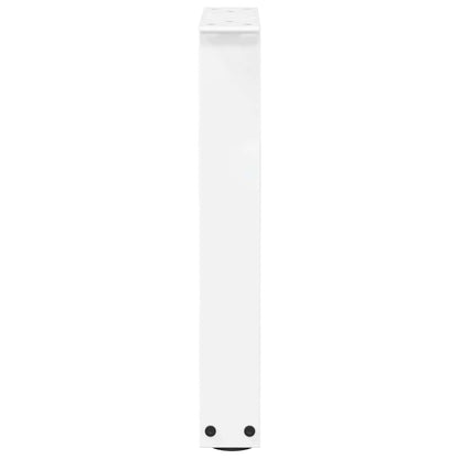 Gambe per Tavolino da Caffè forma V 2 pz Bianche 28x(42-43,3)cm