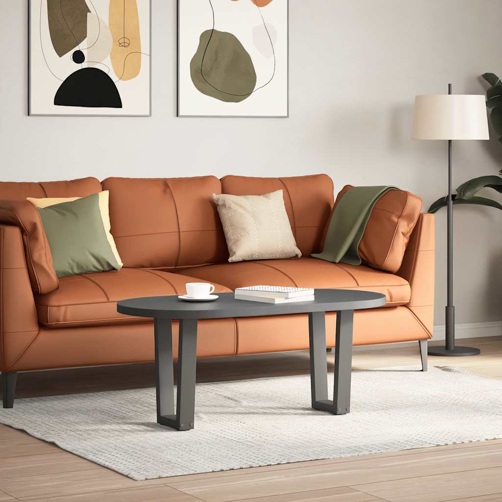 Gambe Tavolo Pranzo a V 2 pz Antracite 28x(42-43,3)cm Acciaio - homemem39