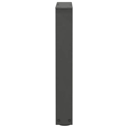 Gambe Tavolo Pranzo a V 2 pz Antracite 28x(42-43,3)cm Acciaio - homemem39