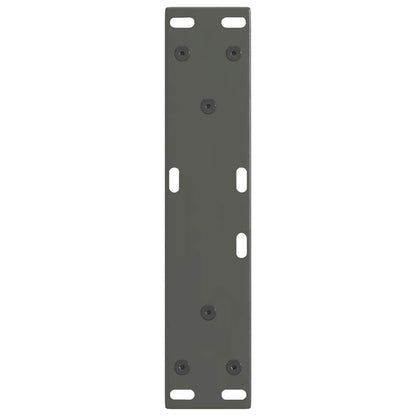 Gambe Tavolo Pranzo a V 2 pz Antracite 28x(42-43,3)cm Acciaio - homemem39