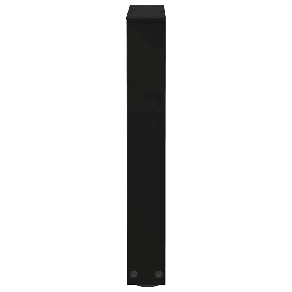 Gambe per Tavolino da Caffè forma V 2 pz Nere 38x(42-43,3) cm