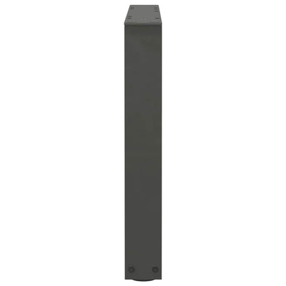 Gambe Tavolo Pranzo a V 2 pz Antracite 50x(42-43,3)cm Acciaio - homemem39