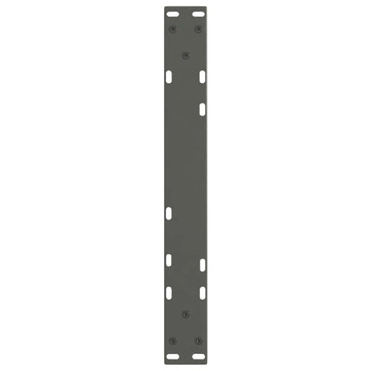 Gambe Tavolo Pranzo a V 2 pz Antracite 50x(42-43,3)cm Acciaio - homemem39