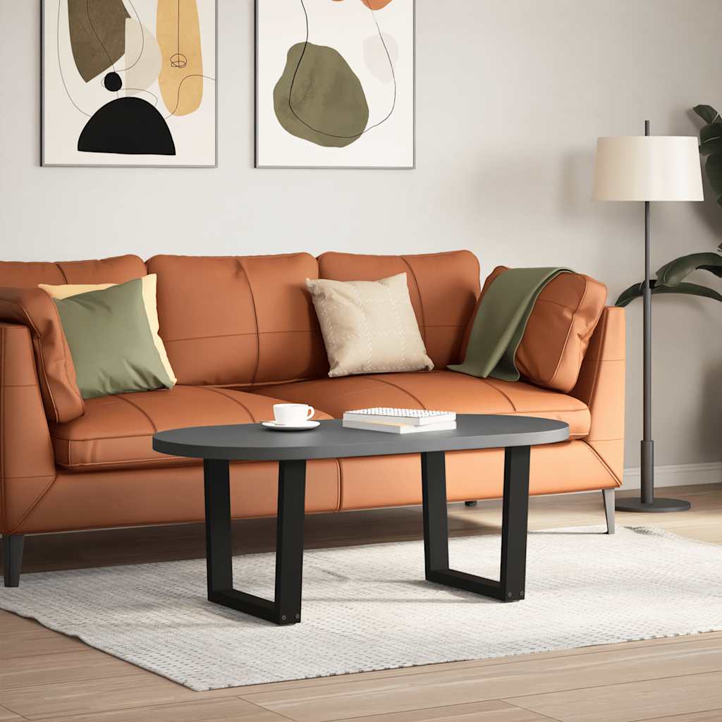 Gambe per Tavolo da Pranzo a V 2 pz Nero 60x(42-43,3)cm Acciaio - homemem39