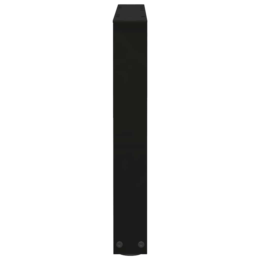 Gambe per Tavolo da Pranzo a V 2 pz Nero 60x(42-43,3)cm Acciaio - homemem39