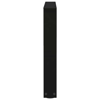 Gambe per Tavolo da Pranzo a V 2 pz Nero 60x(42-43,3)cm Acciaio - homemem39