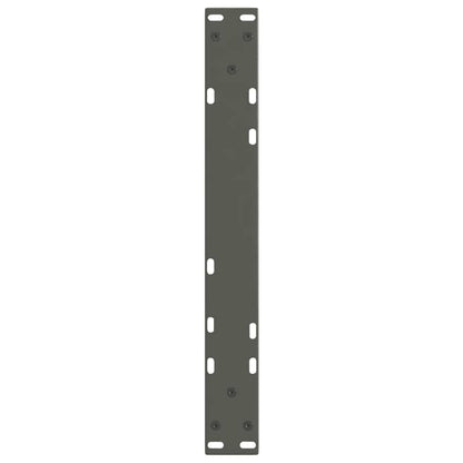 Gambe Tavolo Pranzo a V 2 pz Antracite 60x(42-43,3)cm Acciaio - homemem39
